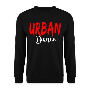 Urban Dance - Urban Dance Shirt - Unisex Sweatshirt - black - Front - Alina (178cm) & Michal (187cm)