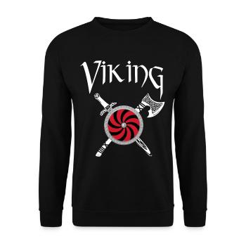 viking viking - Sweat-shirt Unisexe - noir - Devant - Alina (178cm) & Michal (187cm)
