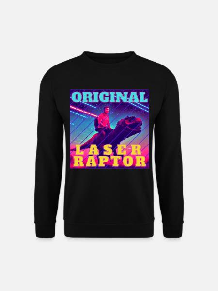 Laser Raptor - Unisex Pullover - Schwarz