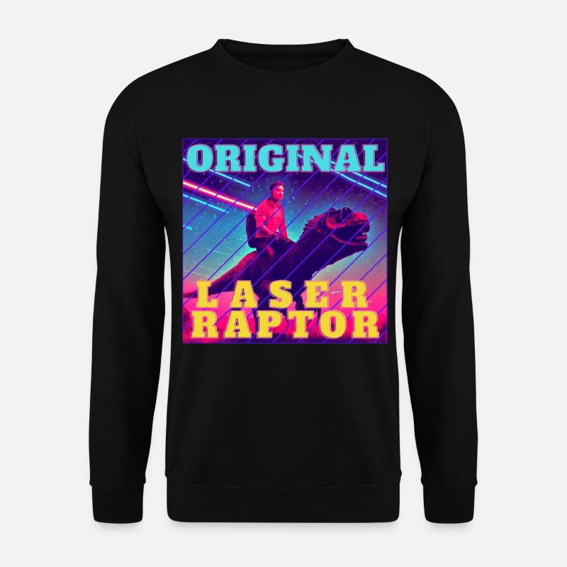 Laser Raptor - Unisex Pullover - Schwarz