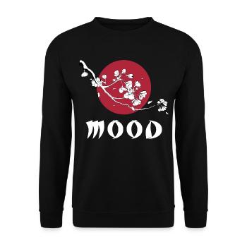MOOD - Unisex Sweatshirt - black - Front - Alina (178cm) & Michal (187cm)