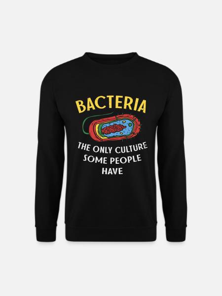Bakterien / Mikroskop Mikrobiologie Labor Klinik - Unisex Pullover - Schwarz