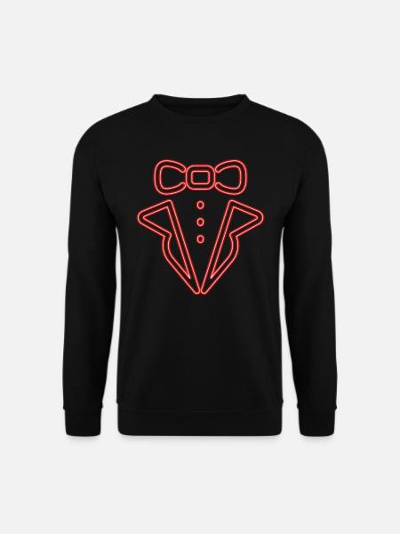 Neon Party Suit - Classic 80s Retro Neon Design - Unisextröja - svart
