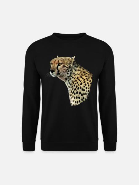 Guépard - Big Cat - Cat - Big Cat - Afrique - Sweat-shirt Unisexe - noir