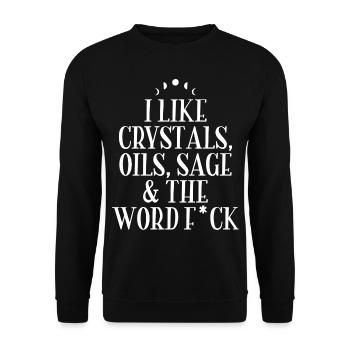 Dictons des sorcières - Sweat-shirt Unisexe - noir - Devant - Alina (178cm) & Michal (187cm)
