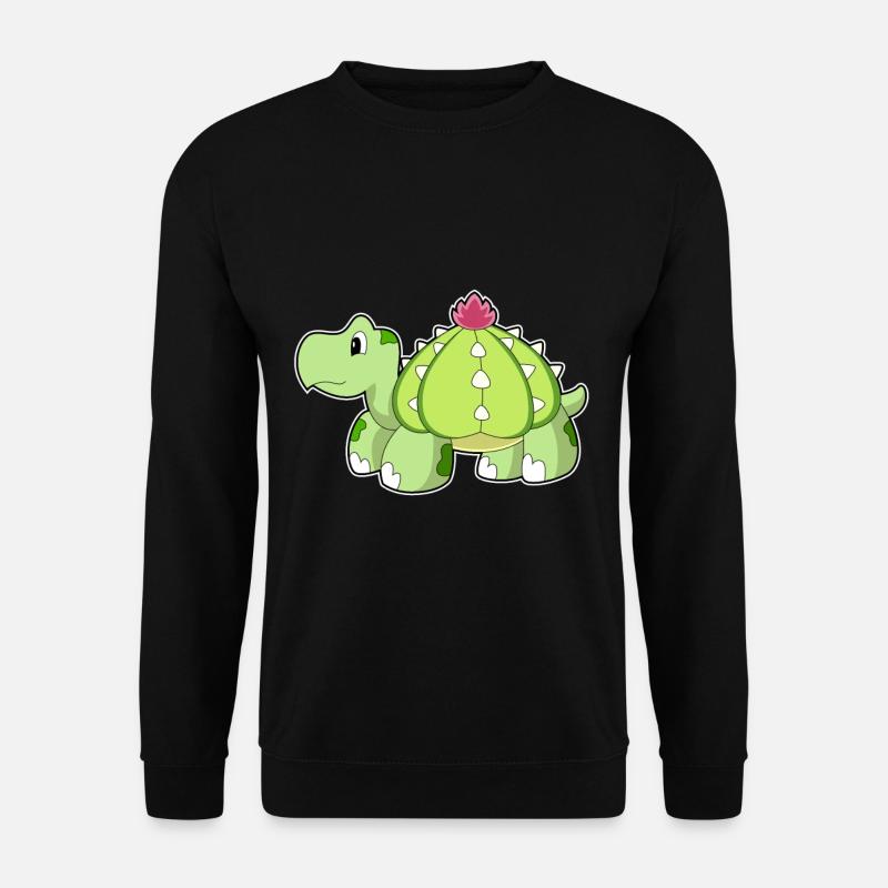 Turtle as cactus - Unisex Sweatshirt - black