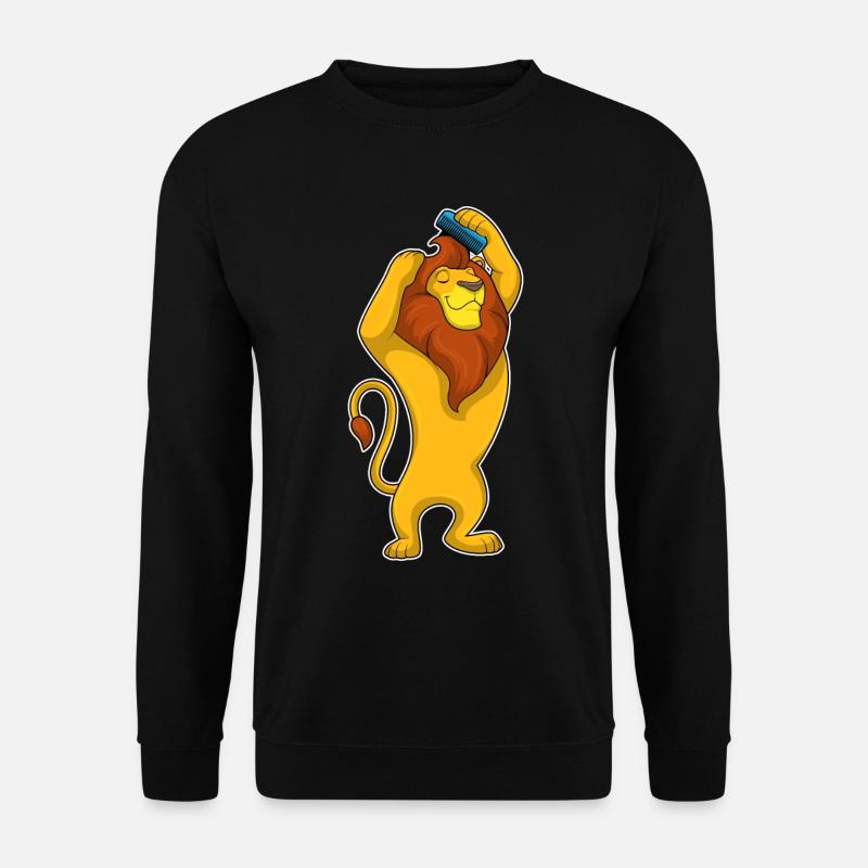 Lion mt comb - Unisex Sweatshirt - black