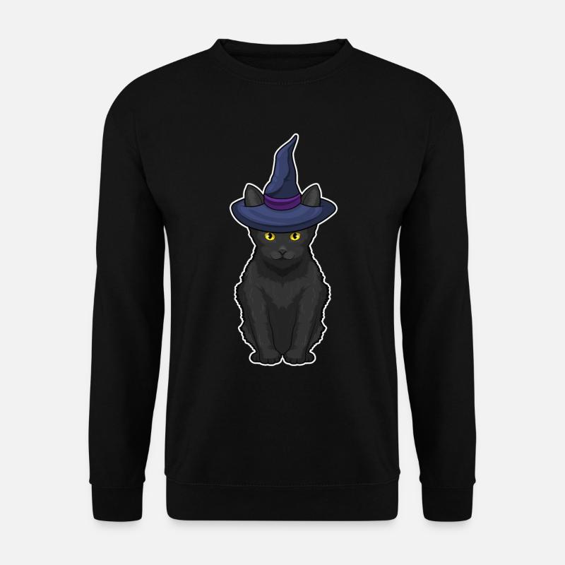 Cat Witch - Unisex Sweatshirt - black