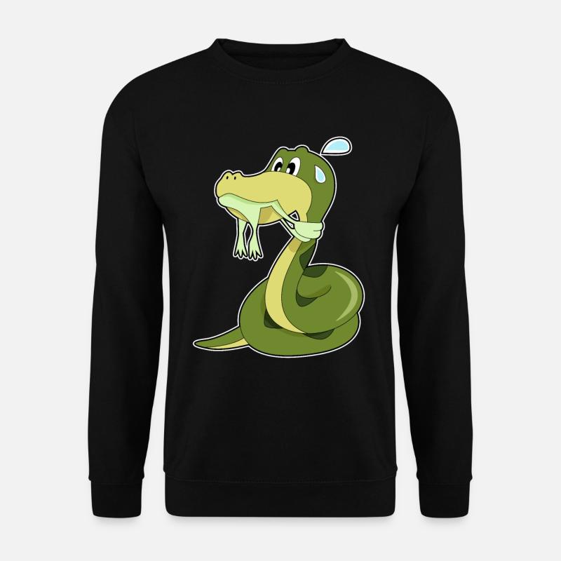 Funny snake - Unisex Sweatshirt - black