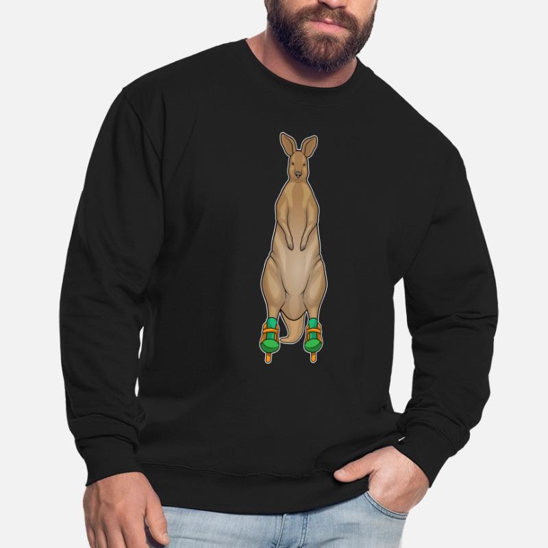 Kangaroo Inline skating Roller Skates Unisex Sweatshirt