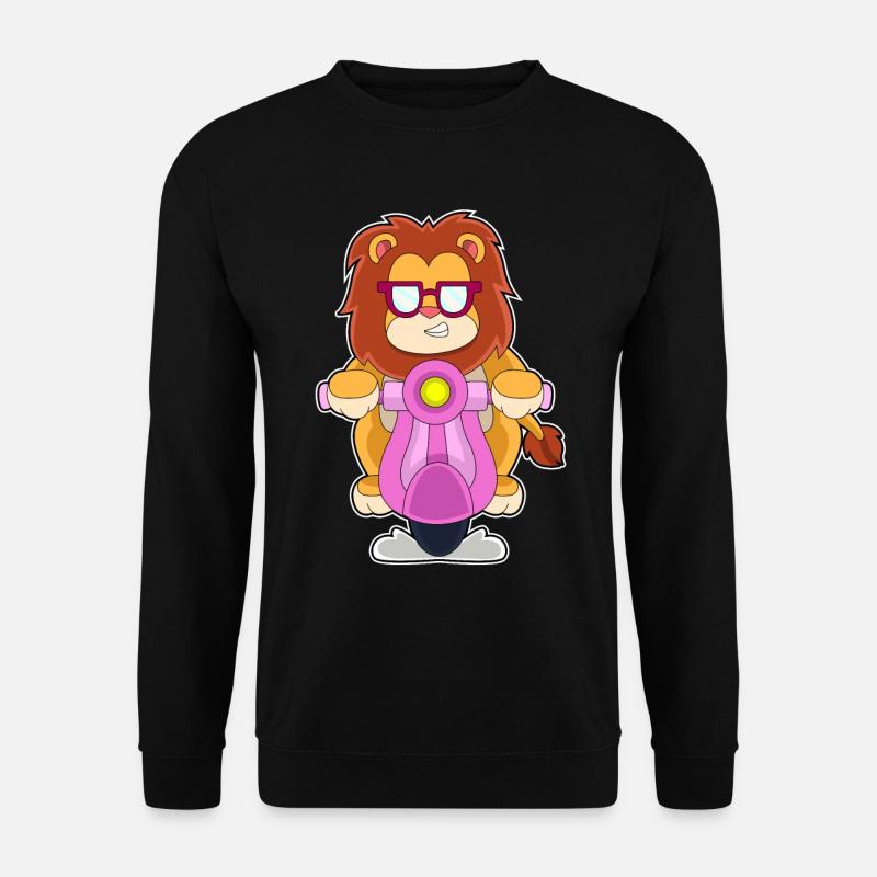 Löwe Scooter - Unisex Sweatshirt - black