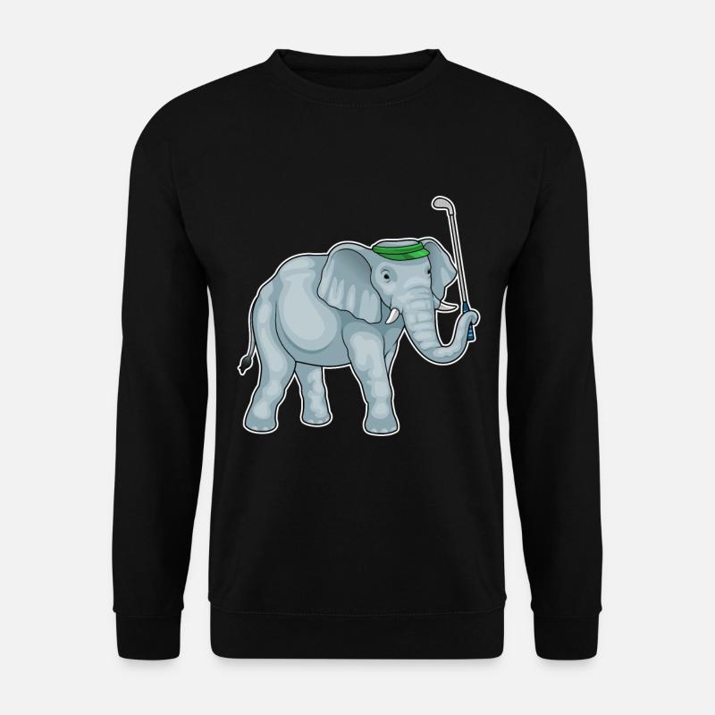 Elephant Golf Golf Club - Unisex Sweatshirt - black