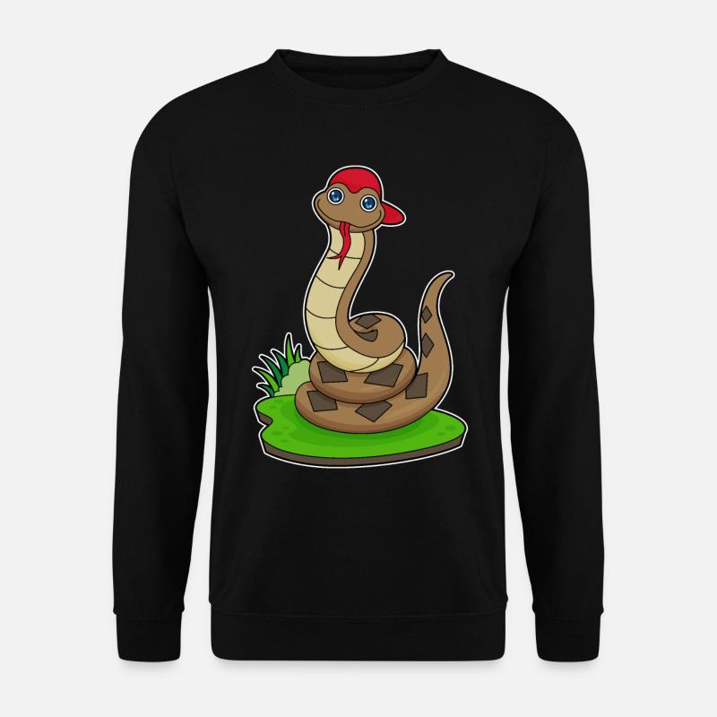Snake Cap - Unisex Sweatshirt - black