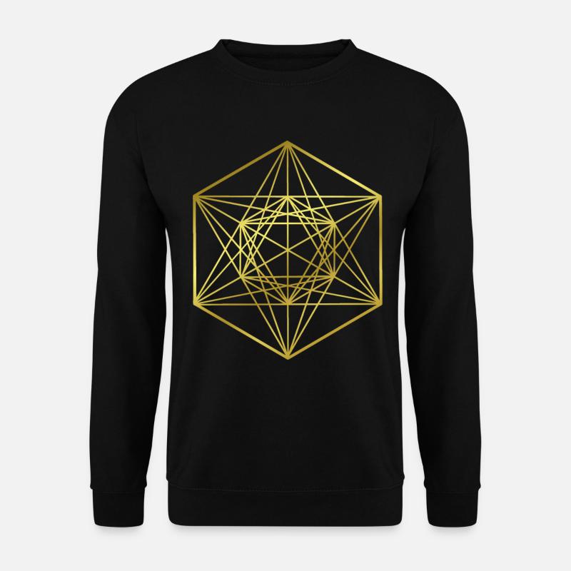 Graphics - graphic design - holy geometry - Unisex Sweatshirt - black