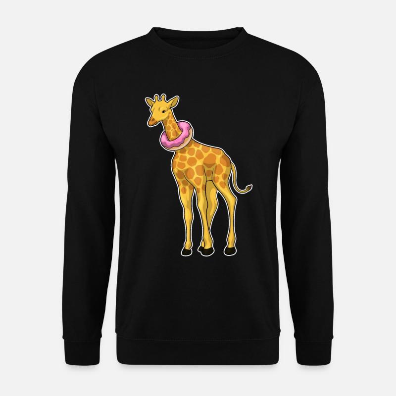 Giraffe Donut - Unisex Sweatshirt - black