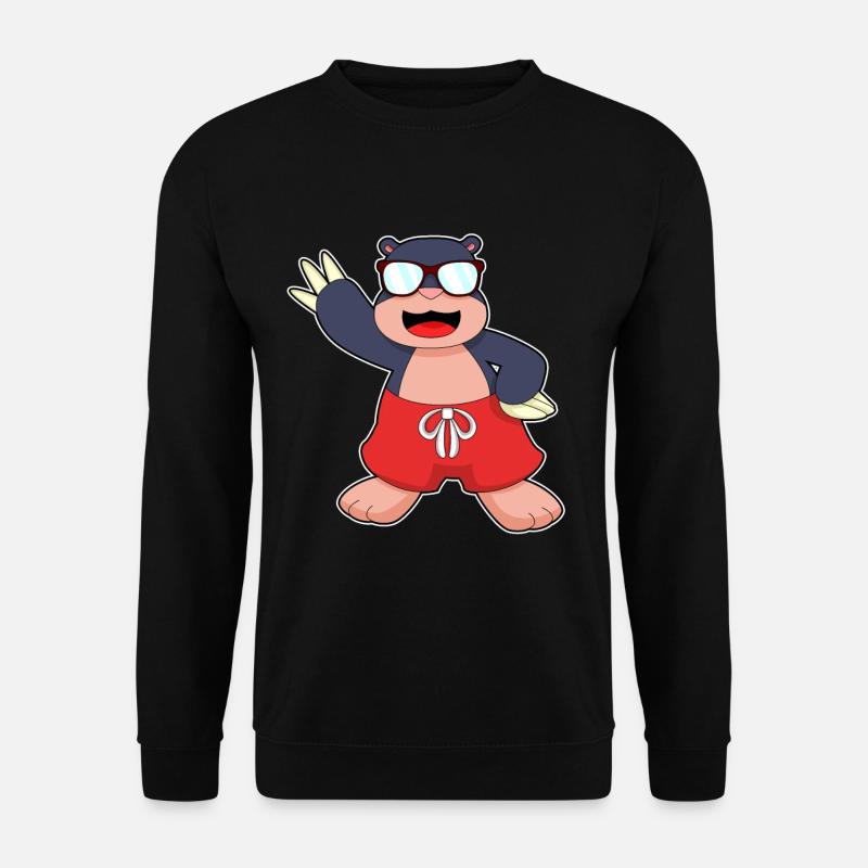Lunettes de soleil Mole - Sweat-shirt Unisexe - noir