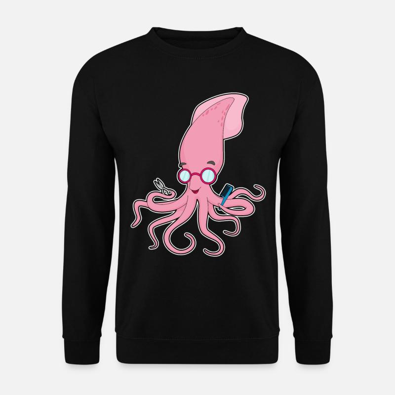 Calmar Coiffeur Ciseaux - Sweat-shirt Unisexe - noir