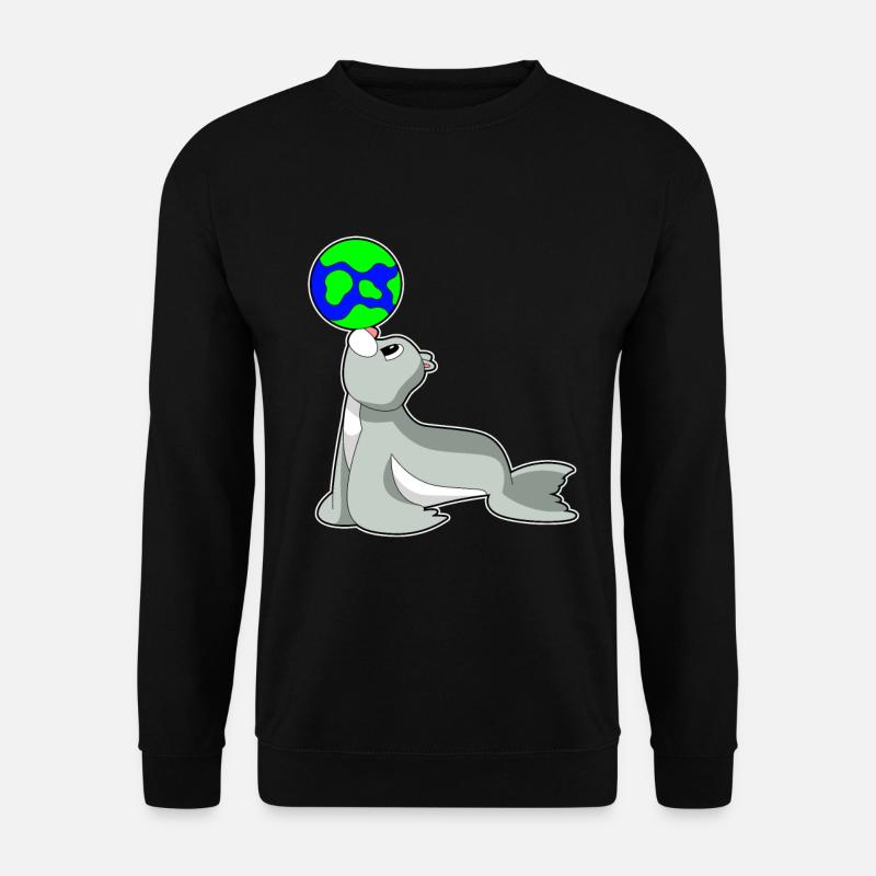 Seal Earth - Unisex Sweatshirt - black