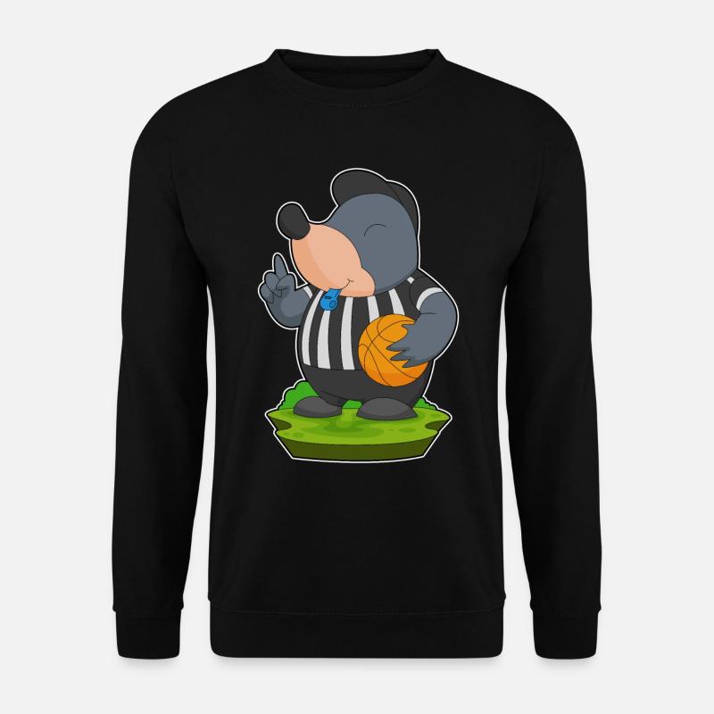 Mole Referee Basketball - Unisex Sweatshirt - black