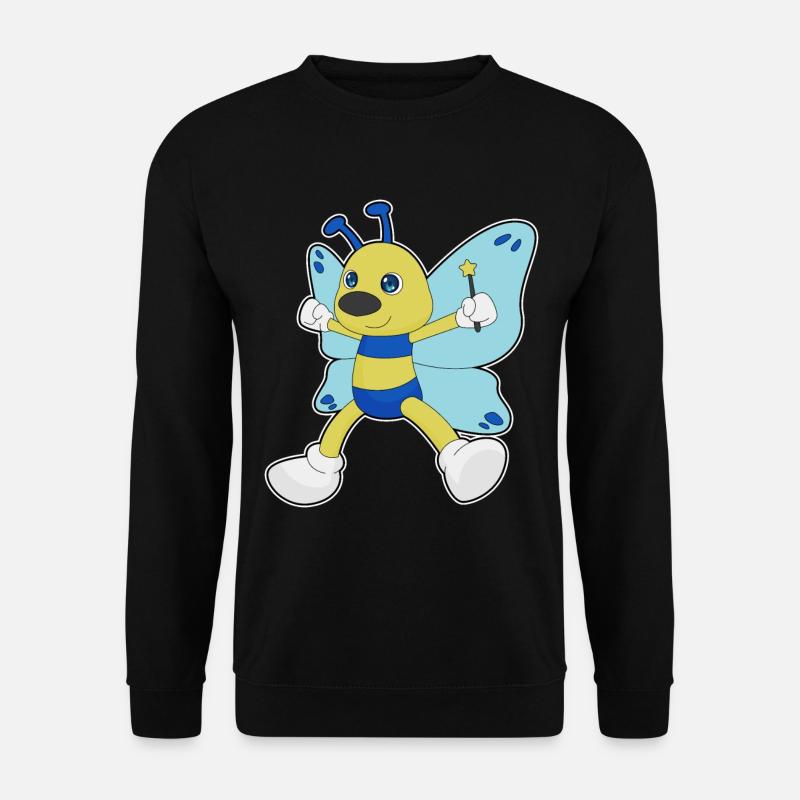 Butterfly Wizard Wand - Unisex Sweatshirt - black