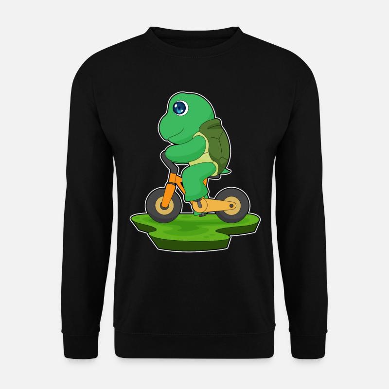 Turtle Bicycle - Unisex Sweatshirt - black