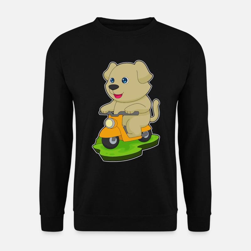 Dog Motorcycle - Unisex Sweatshirt - black