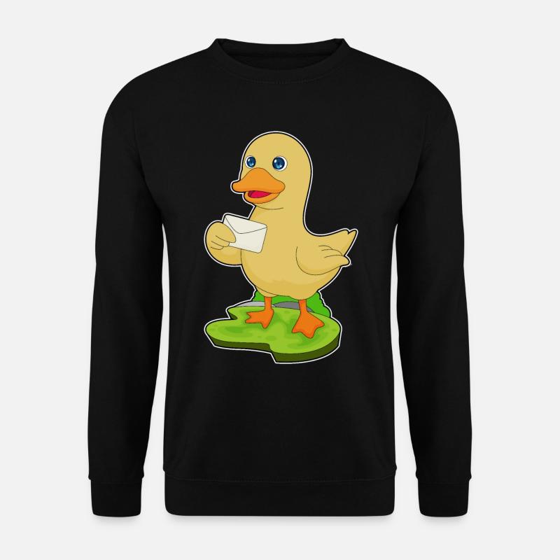 Duck Letter - Unisex Sweatshirt - black
