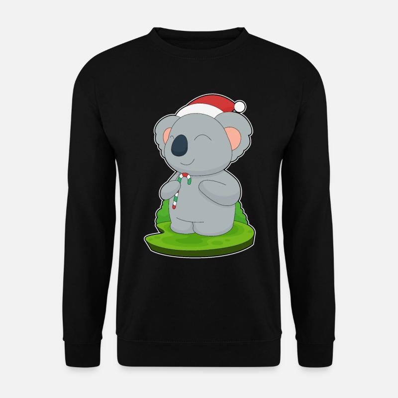 Koala Noël Candy Canne - Sweat-shirt Unisexe - noir