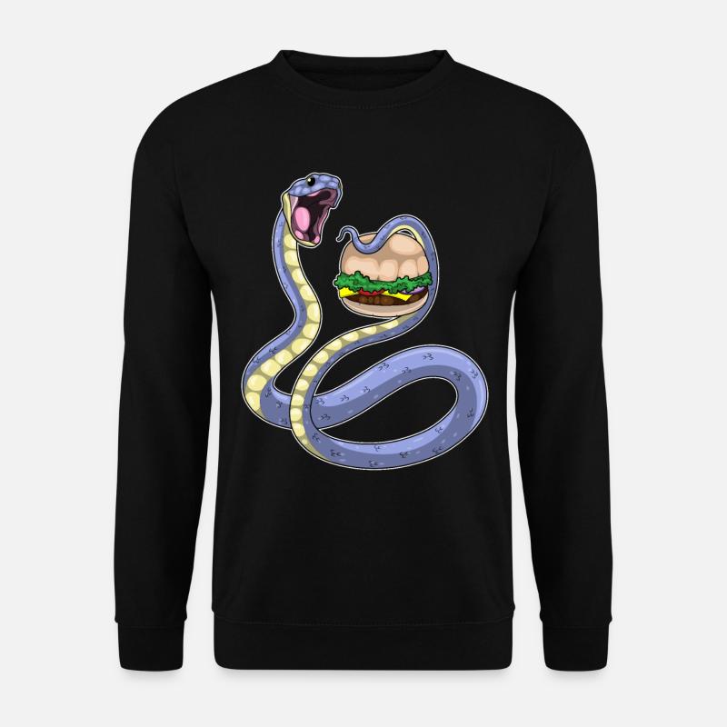 Snake Burger - Unisex Sweatshirt - black