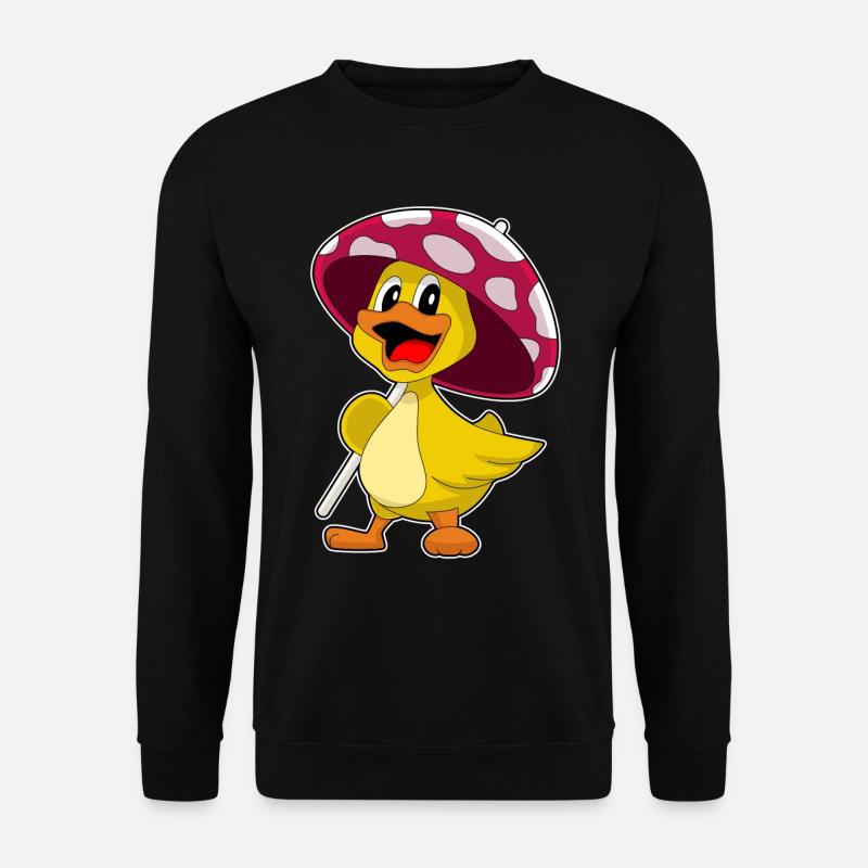 Duck Umbrella - Unisex Sweatshirt - black