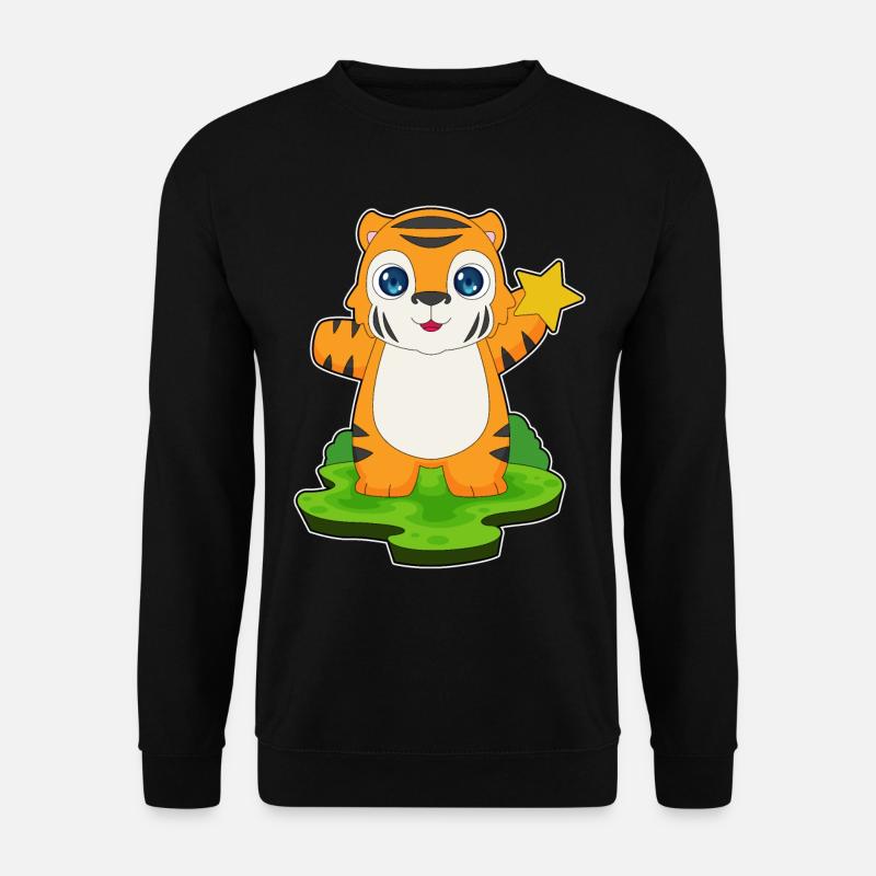 Étoile du Tigre - Sweat-shirt Unisexe - noir