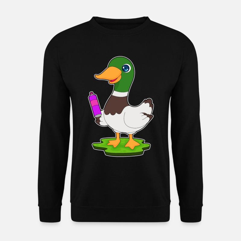 Duck Sprayer Spray Can - Unisex Sweatshirt - black
