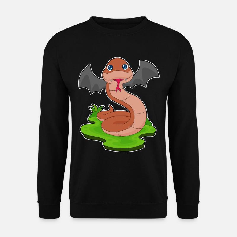 Snake Bat - Unisex Sweatshirt - black