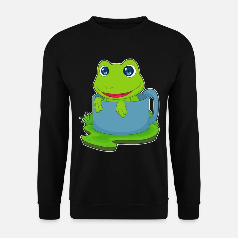 Mug grenouille - Sweat-shirt Unisexe - noir