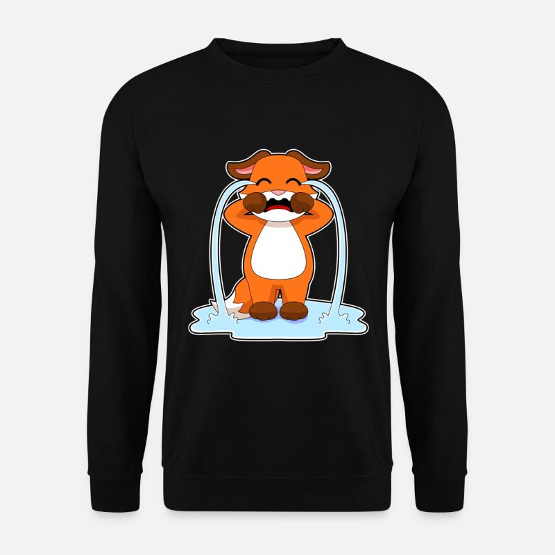 Fuchs weint - Unisex Pullover - Schwarz