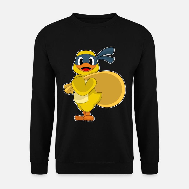 Sac de bandit canard - Sweat-shirt Unisexe - noir