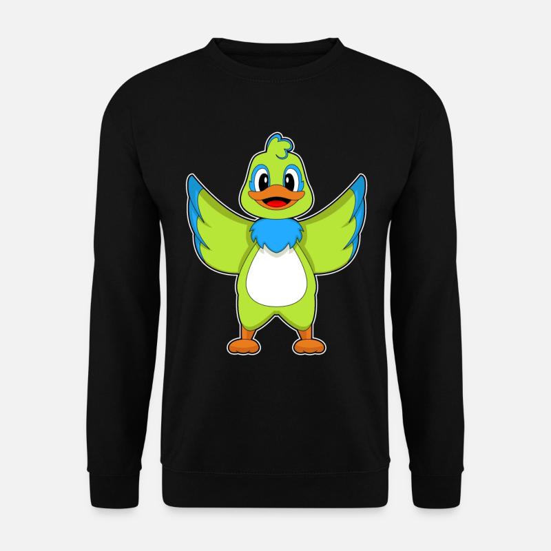 Duck Parrot - Unisex Sweatshirt - black