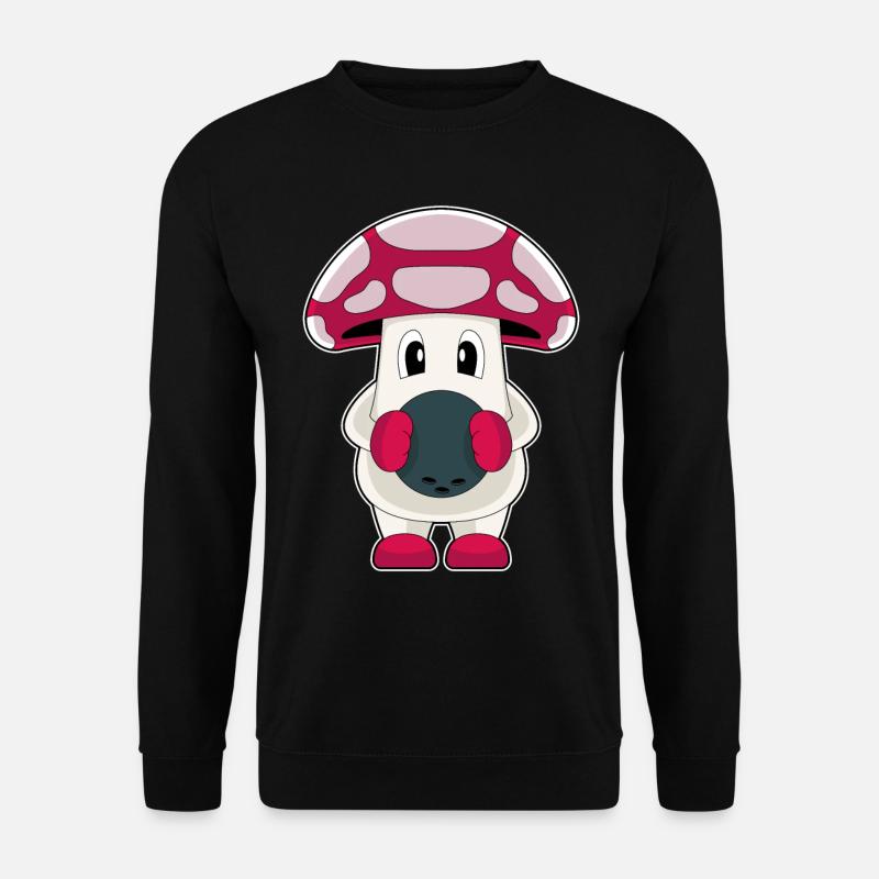 Mushroom Bowling Bowling Ball - Unisex Sweatshirt - black