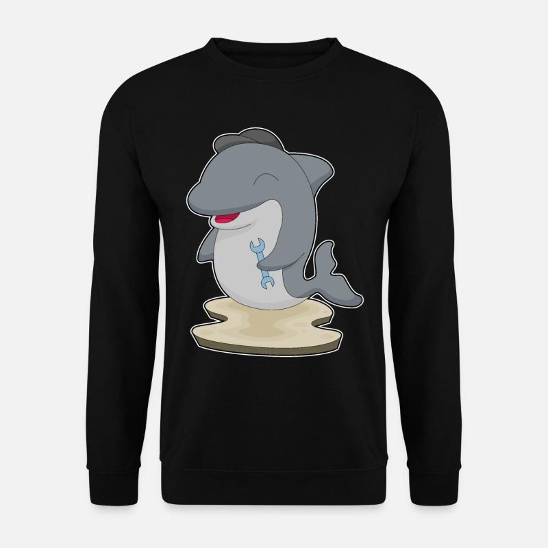 Dolphin Artisan Wrench - Unisex Sweatshirt - black