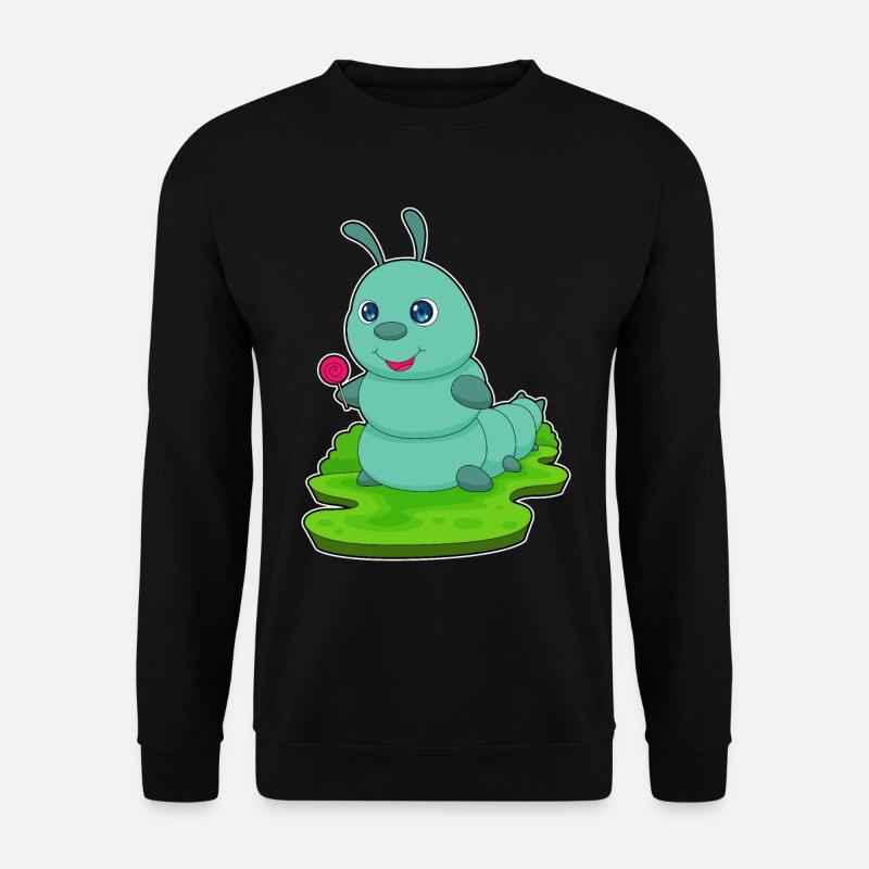 Caterpillar lollipop - Unisex Sweatshirt - black