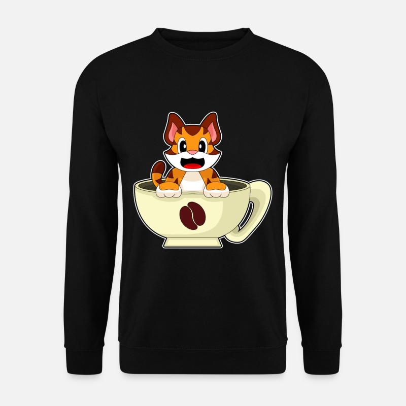 Tiger Coffee Mug - Unisex Sweatshirt - black
