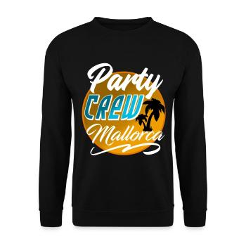 Party Crew Mallorca - Sweat-shirt Unisexe - noir - Devant - Alina (178cm) & Michal (187cm)