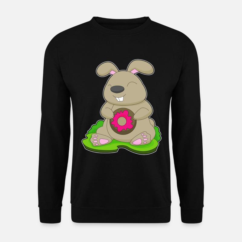Bunny Donut - Unisex Sweatshirt - black