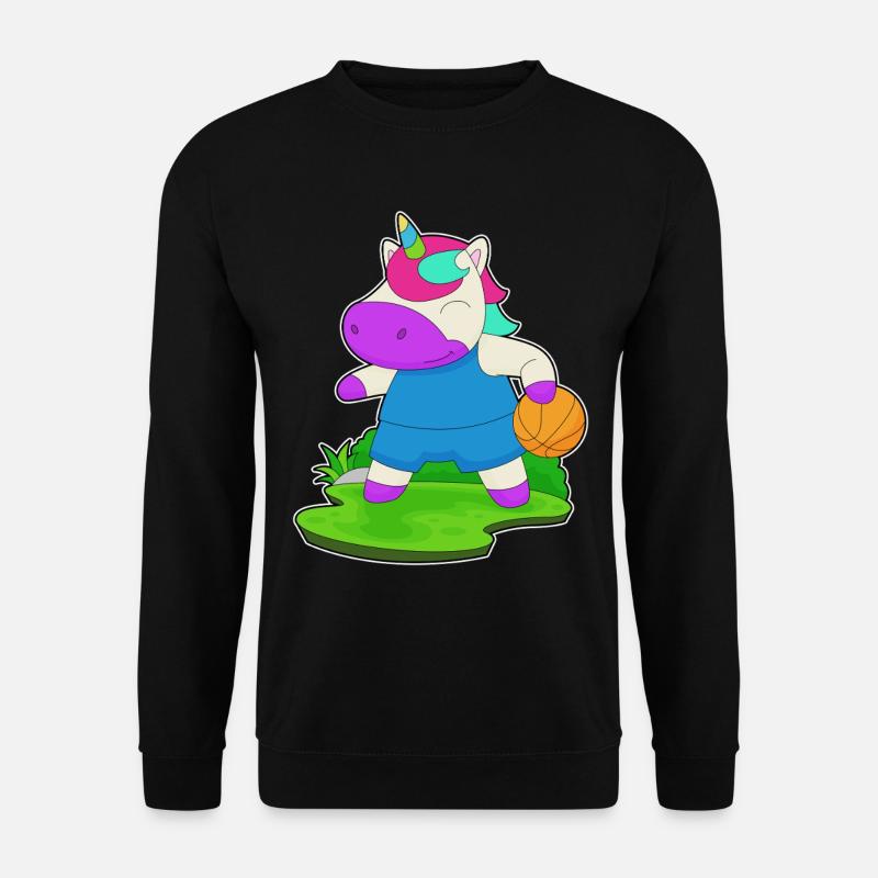 Licorne Basketteur Basketteur - Sweat-shirt Unisexe - noir