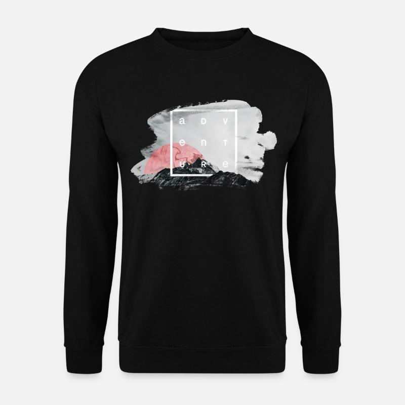 Adventure - Unisex Pullover - Schwarz