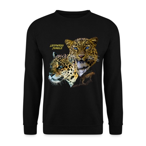 leopards jungle - Sudadera unisex