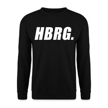 Cool Hamburg T Shirt - Unisex Sweatshirt - black - Front - Alina (178cm) & Michal (187cm)