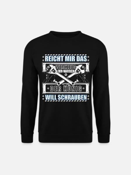Werkstatt Mechaniker Schrauber - Unisex Pullover - Schwarz