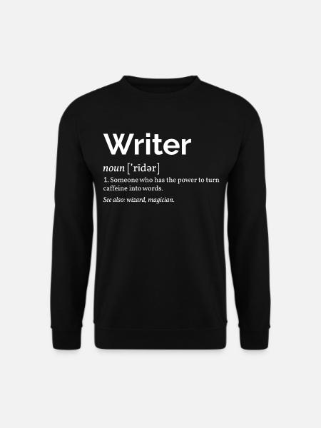 Writer Definition I - Unisex Sweatshirt - black
