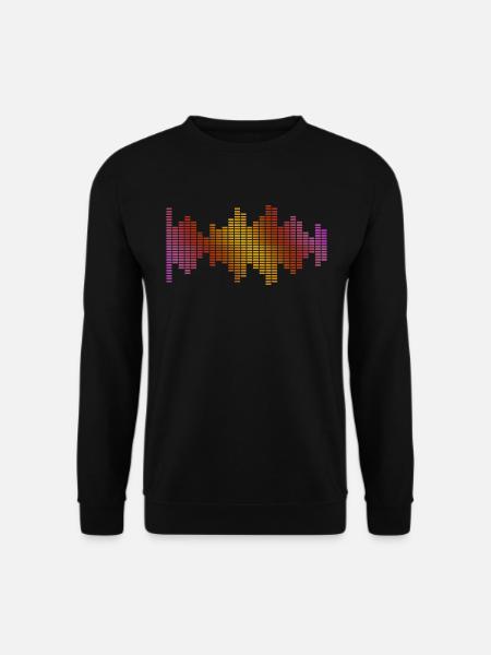 Equalizer Musik Dj - Unisex Pullover - Schwarz